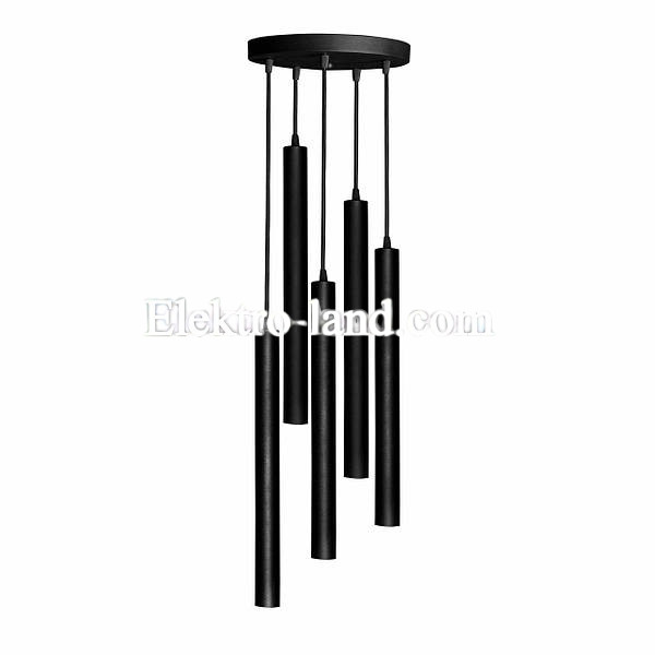 Светильник подвесной MSK Electric Elegant NL 4045-5R BK черный