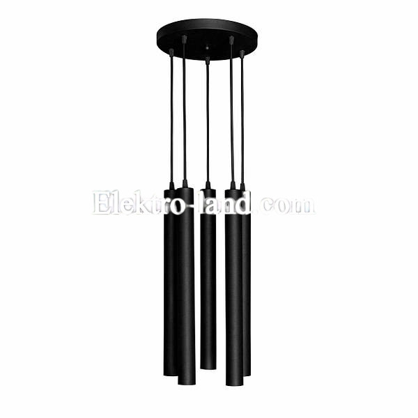 Светильник подвесной MSK Electric Elegant NL 4045-5R BK черный
