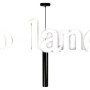Светильник подвесной лофт MSK Electric Tube NL 3522 GL черный глянец