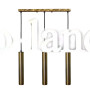 Подвесной светильник лофт MSK Electric Tube NL 3522-3-BN бронза