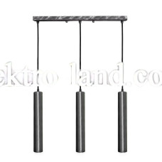 Светильник подвесной лофт MSK Electric Tube NL 3522-3 серебро
