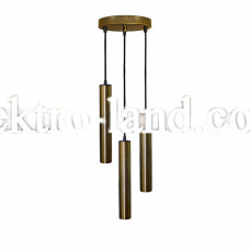 Светильник подвесной лофт MSK Electric Tube NL 3522-3R BN бронза