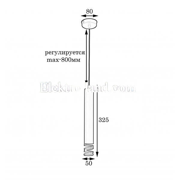 Светильник подвесной лофт  MSK Electric Spiral NL 3622