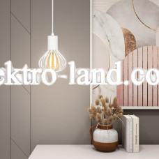 Светильник лофт MSK Electric Diadem подвесной белый NL 2215 WH