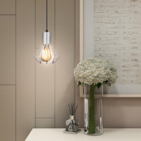 Светильник лофт MSK Electric Diadem подвесной NL 2215 CR хром