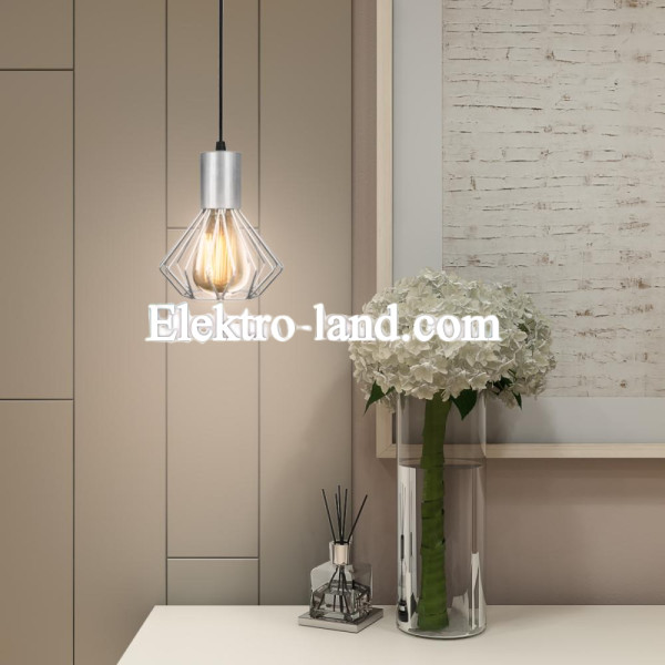 Светильник лофт MSK Electric Diadem подвесной NL 2215 CR хром