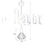 Светильник лофт MSK Electric Diadem подвесной белый NL 2215 WH