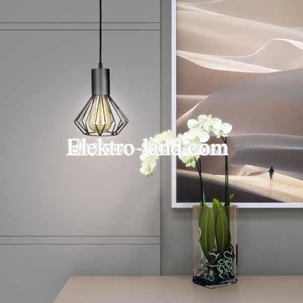 Светильник лофт MSK Electric Diadem подвесной NL 2215 черный