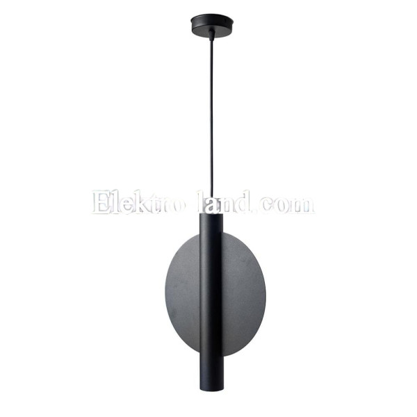 Светильник подвесной в стиле лофт MSK Electric Disk под лампу Е27 NL 2650 BK