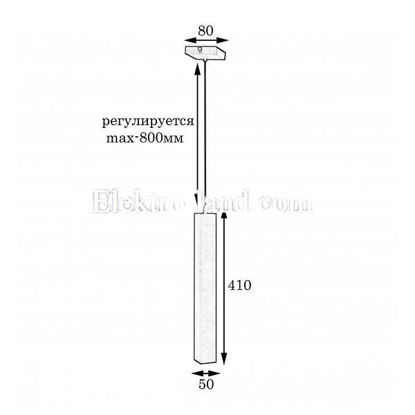 Светильник подвесной лофт MSK Electric Crocus MR 4050 GD золото муар 