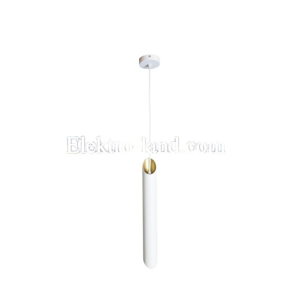 Светильник подвесной MSK Electric Slice NL 4022 WH+GD белый+золото 