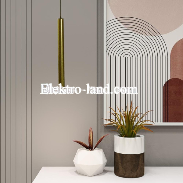 Светильник подвесной лофт MSK Electric Elegant NL 4045 BN бронза