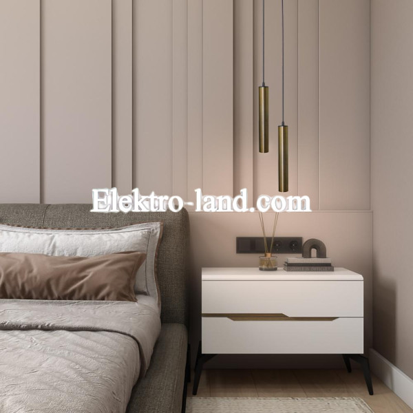 Светильник подвесной лофт  MSK Electric Tube NL 3522 BN