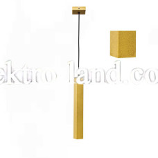 Светильник подвесной лофт MSK Electric Crocus MR 4050 GD золото муар 