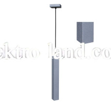 Светильник подвесной лофт MSK Electric Crocus MR 4050 GR серый