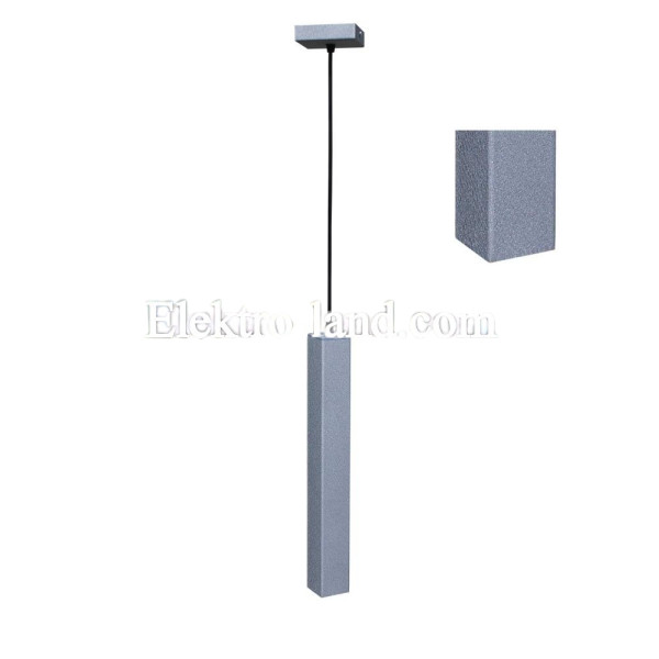 Светильник подвесной лофт MSK Electric Crocus MR 4050 GR серый