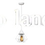 Светильник подвесной в стиле лофт MSK Electric Crystal NL 0535 W белый "Кристал"