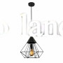 Светильник подвесной в стиле лофт MSK Electric Crystal NL 0538 черный "Кристалл" большой