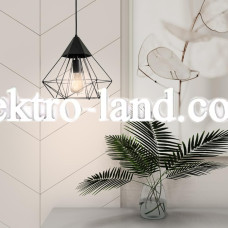 Светильник подвесной в стиле лофт MSK Electric Crystal NL 0538 черный "Кристалл" большой