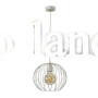 Светильник подвесной в стиле лофт MSK Electric Globe NL 2722 W белый "Глоби"
