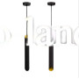 Светильник подвесной MSK Electric Slice NL 4022 BK+GD черный+золото 