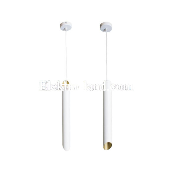 Светильник подвесной MSK Electric Slice NL 4022 WH+GD белый+золото 