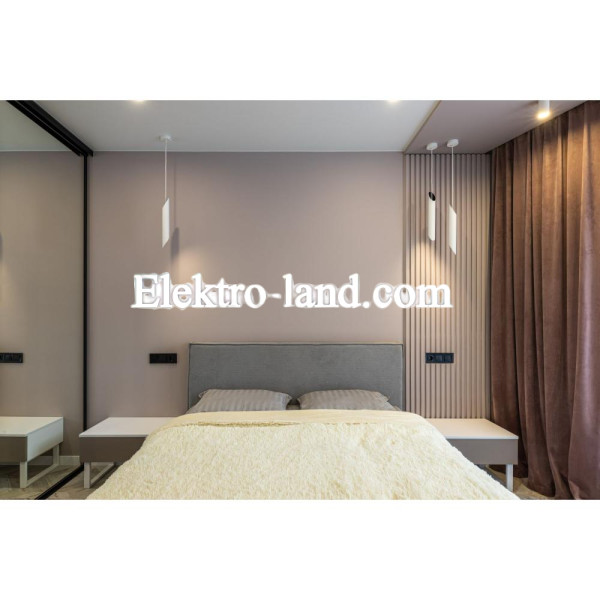 Светильник подвесной MSK Electric Slice NL 4022 WH+GD белый+золото 