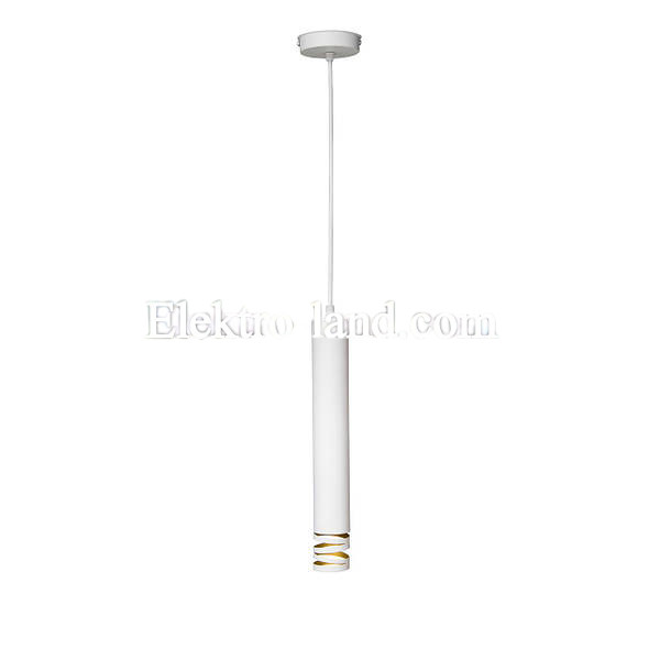 Светильник подвесной  лофт MSK Electric Spiral NL 3622 W белый+золото
