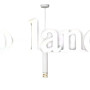 Светильник подвесной  лофт MSK Electric Spiral NL 3622 W белый+золото
