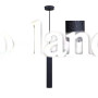 Светильник подвесной лофт MSK Electric Tube MR 3522 черный муар BK 