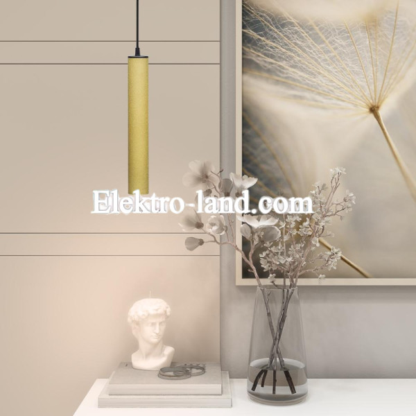 Светильник подвесной лофт MSK Electric Tube MR 3522 GD золото муар 