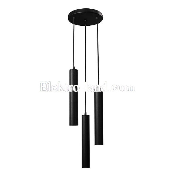 Светильник подвесной MSK Electric Tube NL 3522-3R черный