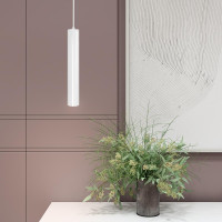 Светильник подвесной лофт MSK Electric Tube NL 3522 WGL белый глянец