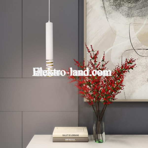 Светильник подвесной MSK Electric Spiral NL 3622-8 WH белый