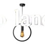 Светильник подвесной MSK Electric Asket под лампу Е27 NL 3033 BK черный (круг)