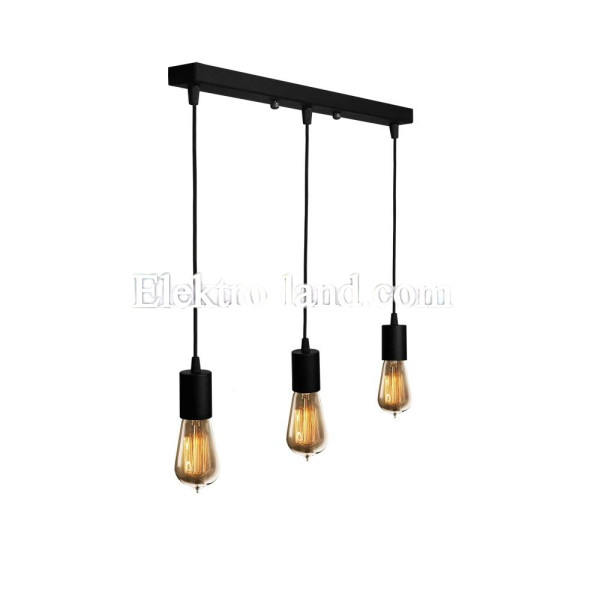 Светильник подвесной на планке MSK Electric Asket NL 660-3 черный