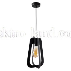Светильник подвесной MSK Electric Catania в стиле лофт под лампу Е27 NL 3019 BK черный