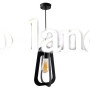 Светильник подвесной MSK Electric Catania в стиле лофт под лампу Е27 NL 3019 BK черный