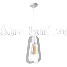 Светильник подвесной MSK Electric Catania в стиле лофт под лампу Е27 NL 3019 WH белый