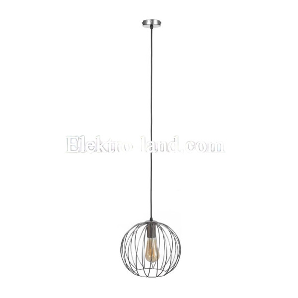 Светильник подвесной в стиле лофт MSK Electric Globe NL 2722 CR хром "Глоби"
