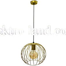 Светильник подвесной в стиле лофт MSK Electric Globe NL 2722 G  золото "Глоби"