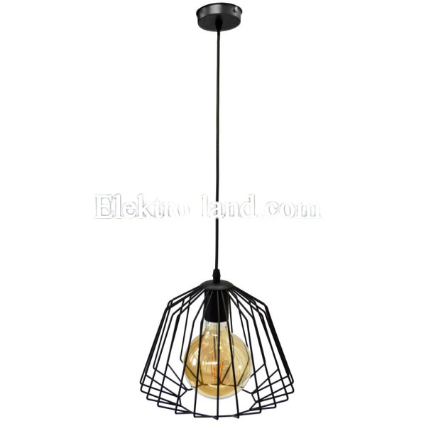 Светильник подвесной в стиле лофт MSK Electric Lattice NL 2724 черный