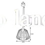 Светильник подвесной в стиле лофт MSK Electric Lattice NL 2724 черный