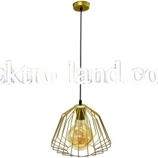 Светильник подвесной в стиле лофт MSK Electric Lattice NL 2724 G золото