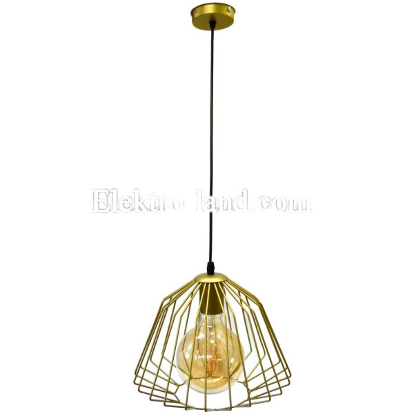 Светильник подвесной в стиле лофт MSK Electric Lattice NL 2724 G золото