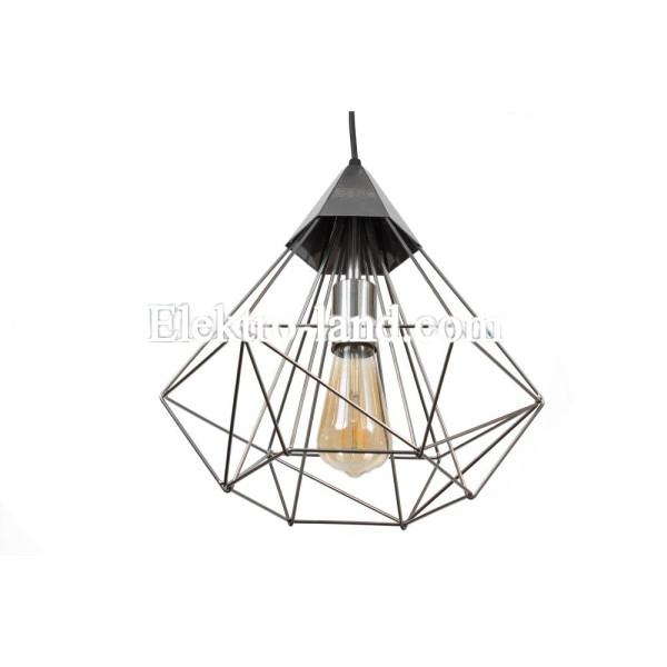 Светильник подвесной в стиле лофт MSK Electric Crystal NL 0538 CR хром "Кристалл" большой