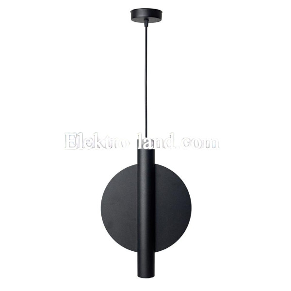 Светильник подвесной в стиле лофт MSK Electric Disk под лампу Е27 NL 2650 BK