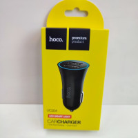 Автомобильное зарядное устройство Car Charger | 2.4A | 2U — Hoco UC204 — черный