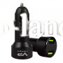 Автомобильное зарядное устройство  Car Charger | 2.4A | 2U — Veron C-604A with LCD Long черный