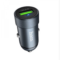 Автомобильное зарядное устройство Car Charger | 3.0A | QC3.0 — Hoco Z32 металлик